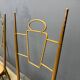 Mid-century Italian brass dining chairs, 1950s