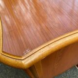 Commode vintage Louis XV en bois imitation des années 80