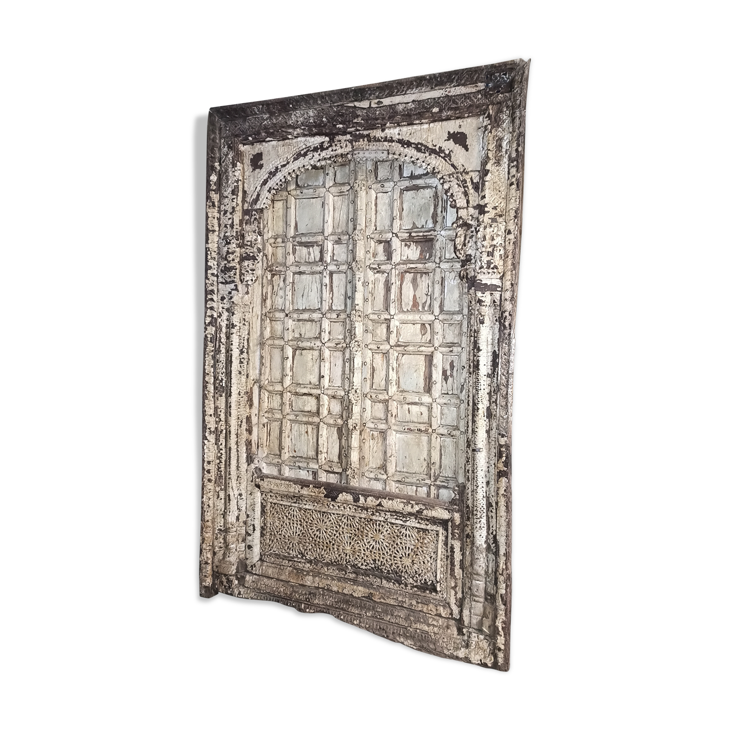 Old wooden door