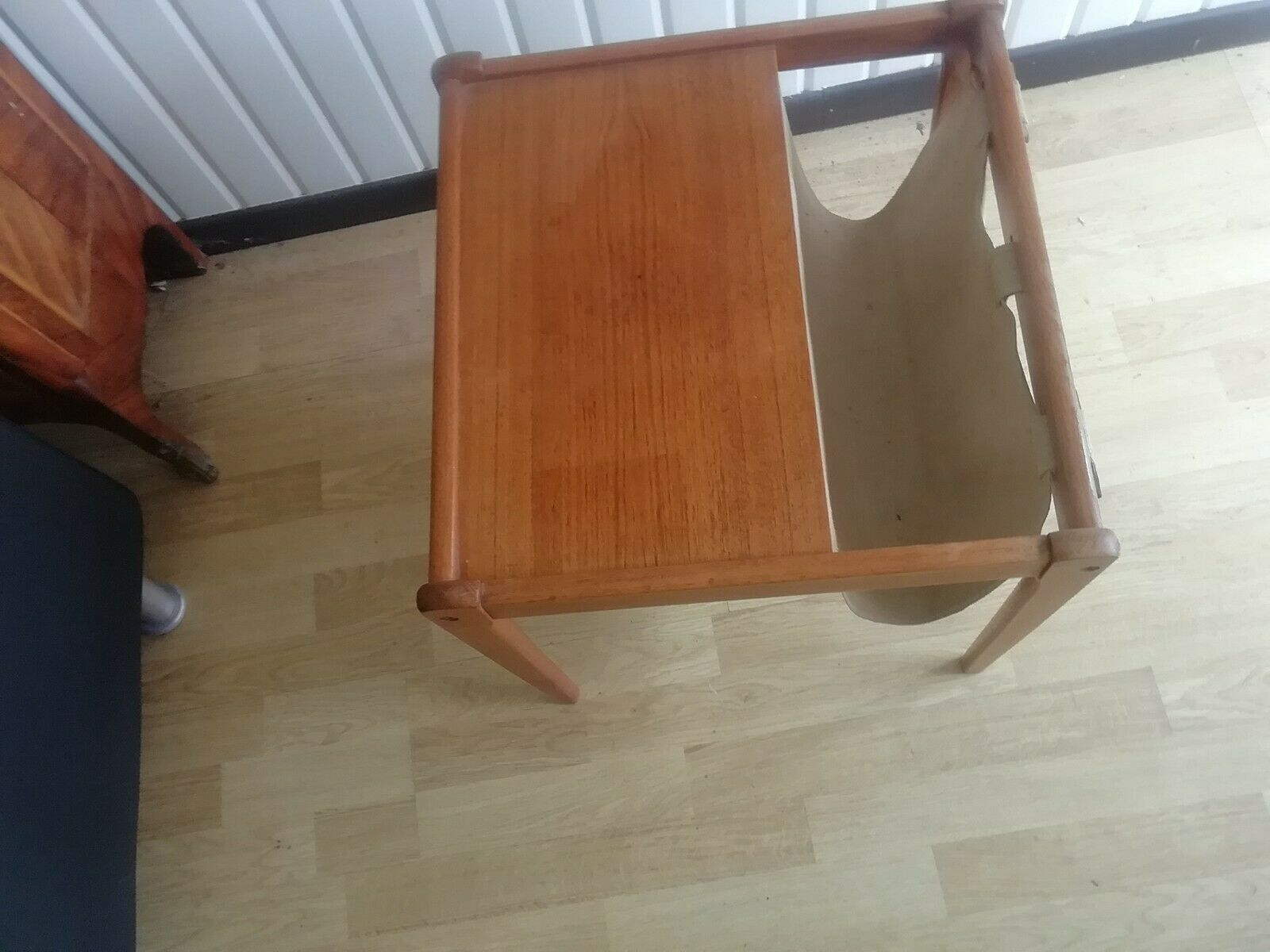 Scandinavian sofa side table 60s