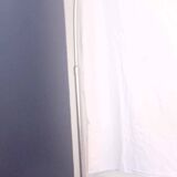 Lampadaire arc en inox brossé, années 70