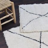 Set of 2 carpets blessed ouarain 80x80cm