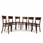 Set of six Authentic antique bentwood chairs, Antonio Volpe