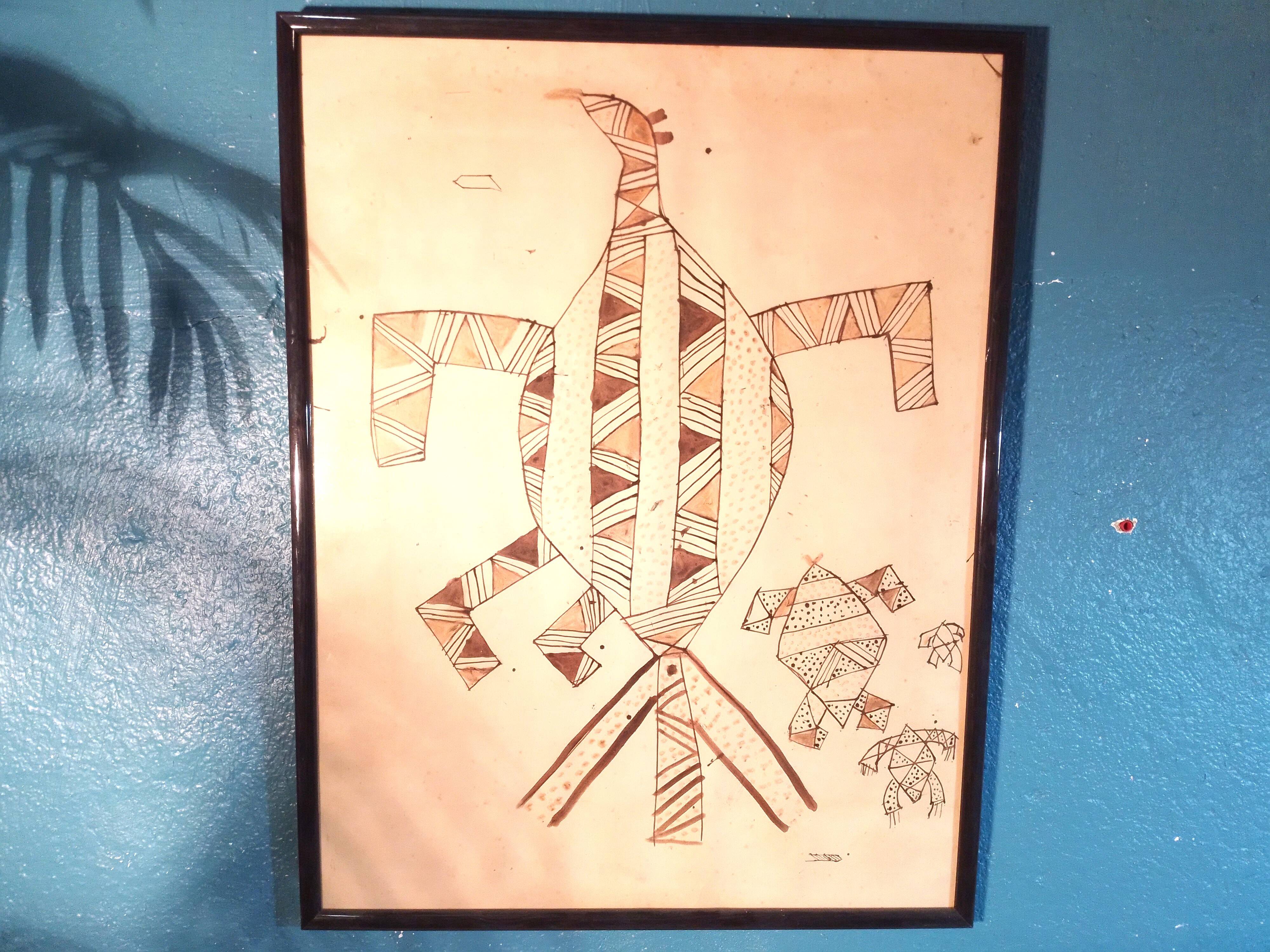 Watercolor Guyana 1950s