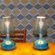 Pair of Ceramic Bedside Lamp 50s-60s .