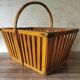 Old wooden basket