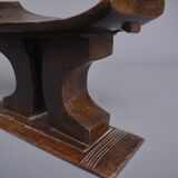 Antique african wooden ashanti stool