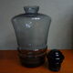 Old blue glass carafe