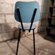 Blue formica chair 1960