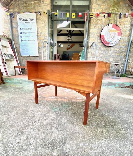 Double-sided Scandinavian desk circa 1960