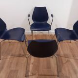 Set of 4 Kartell Maui chairs, Italy, 1980s