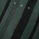 Turkish Green Black Striped Vintage Kilim Rug, 81x163Cm