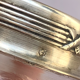Paire de salerons en argent et cristal art-nouveau