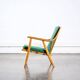 Vintage fan back armchair