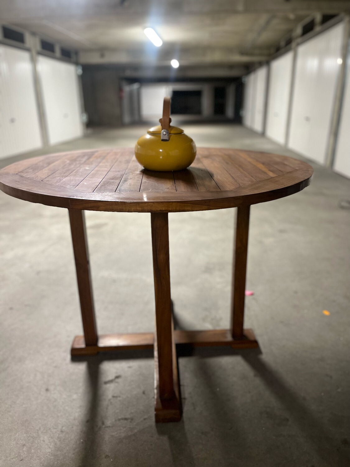 Garden teak table 100cm