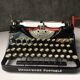 Old-time Underwood typewriter