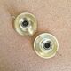 Lot de 2 bougeoirs en laiton vintage