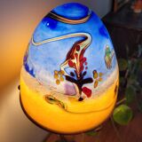 Multi-layer glass mushroom lamp