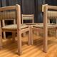 Ensemble de cinq chaises Thorsø Stolefabrik, Danemark, années 1970.