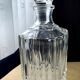 Crystal whisky carafe from Arques, Villandry model.
