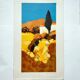 Jean-Claude Allenbach 1947-2007 The Cypresses Signed Lithograph