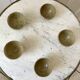 lot de 5 petits bols en céramique / grès émaillé / poterie artisanale années 70