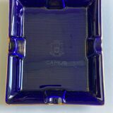 Collector blue advertising ashtray Camus Cognac blue porcelain