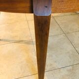 Scandinavian dining table, expandable in teak circa 60