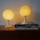 Bedside lamp set made of plastic granulate