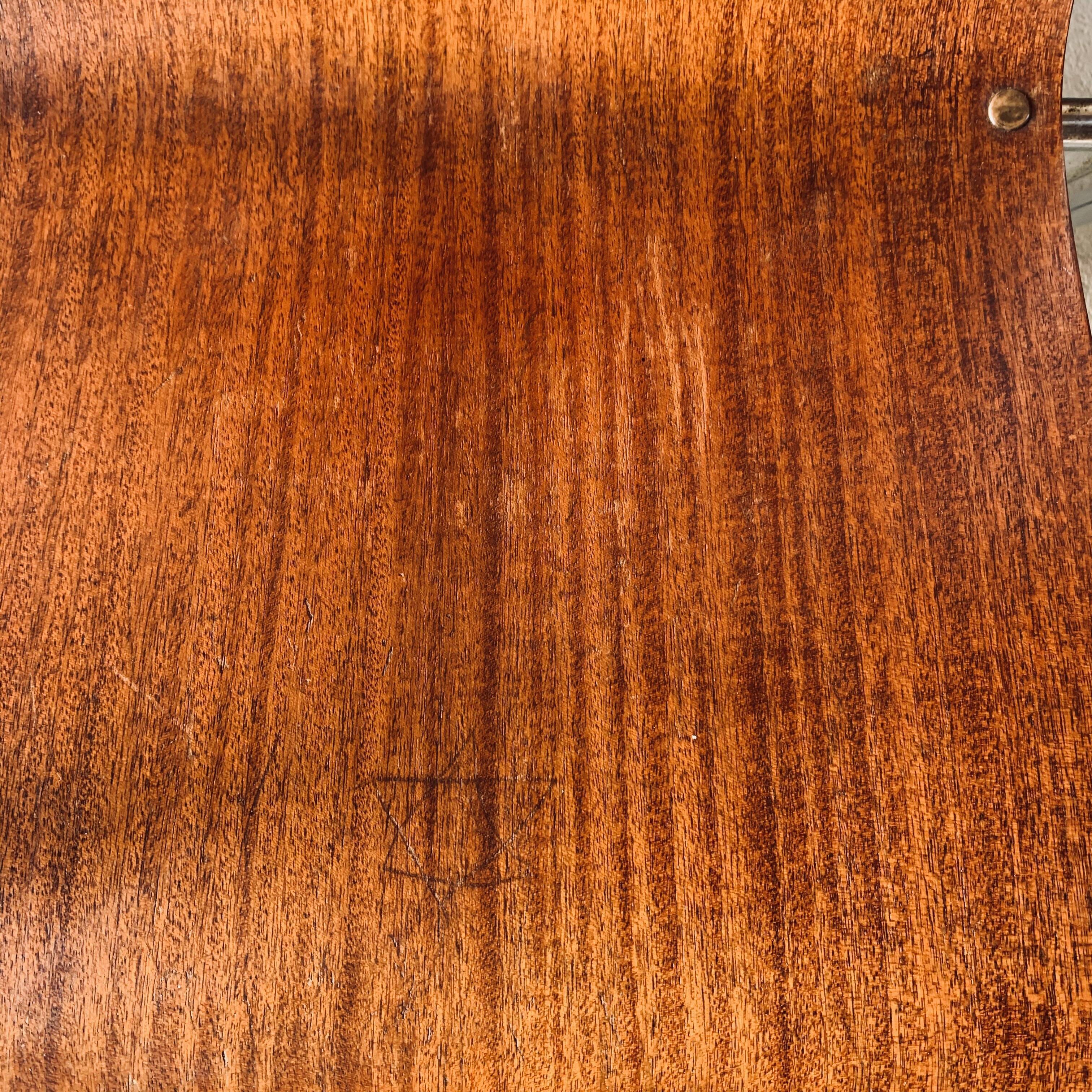 Set of 6 armchairs - Wood & metal -