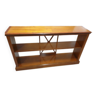 Console - shelf - library in cherry wood
