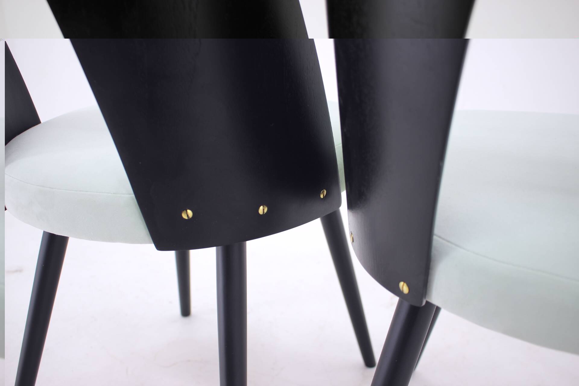 1960s Antonin Suman Set of Four Dining Chairs, Czechoslovakia