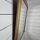 Old Louis Philippe style gilded mirror beveled mirror
