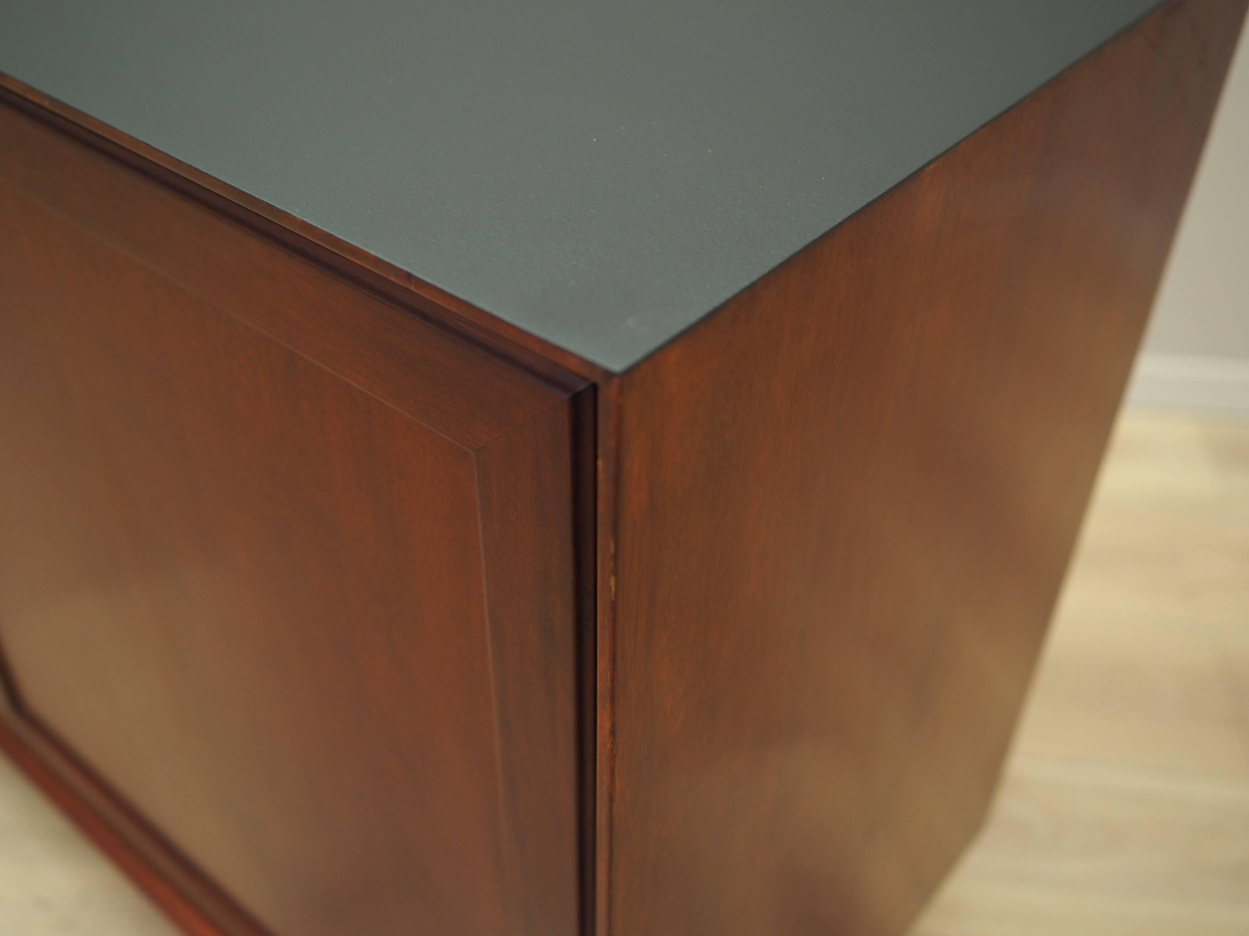 Mahogany cabinet, Danish design, 1970s, manufacturer: PMJ Viby J