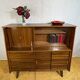 Mid Century Retro Vintage Walnut Sideboard / Drinks Cabinet by F.D. Welters