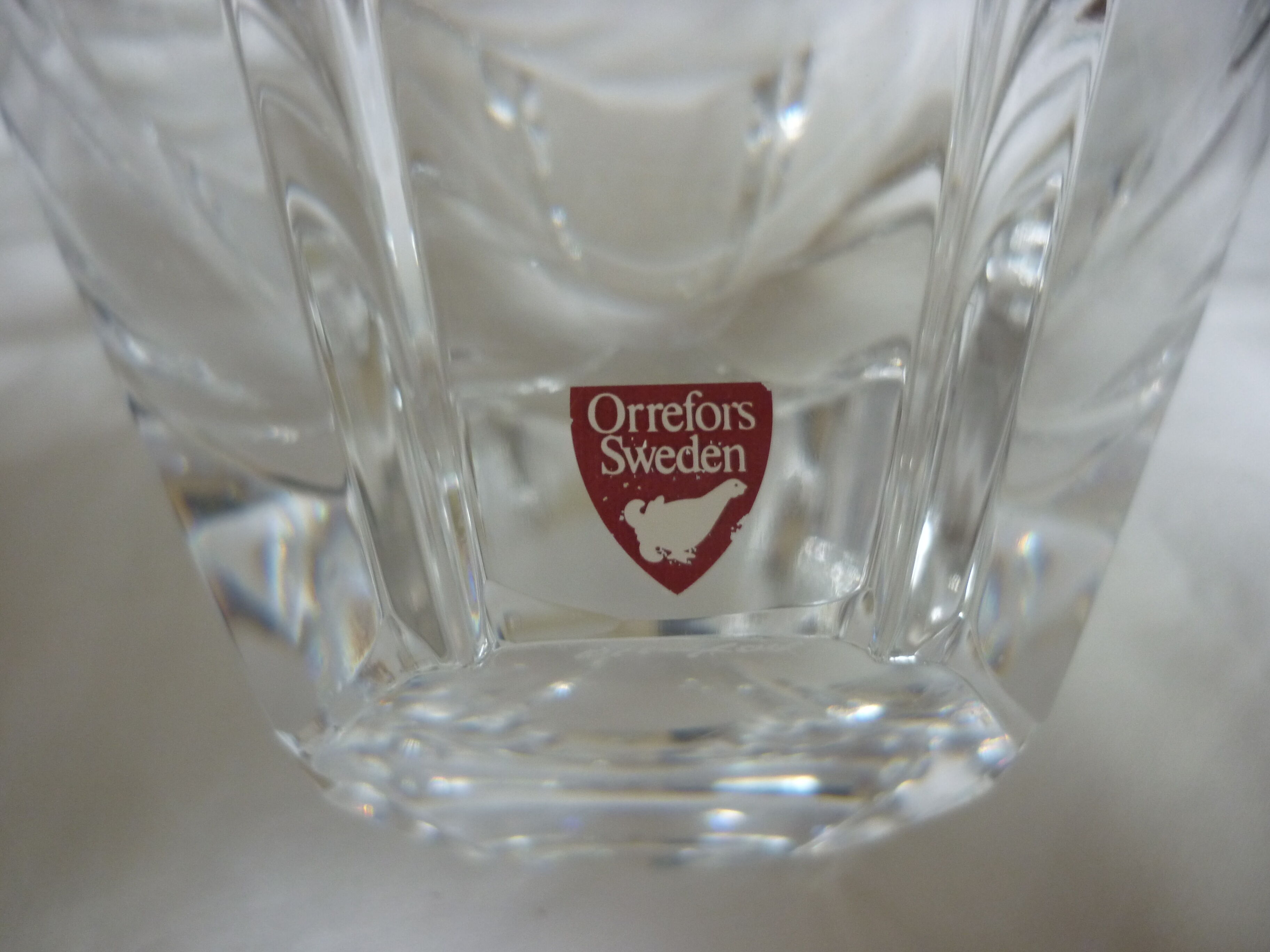 Empty pocket in orrefors sweden crystal