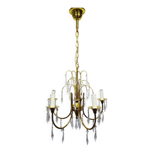 lustre 5 lumières en - cristal