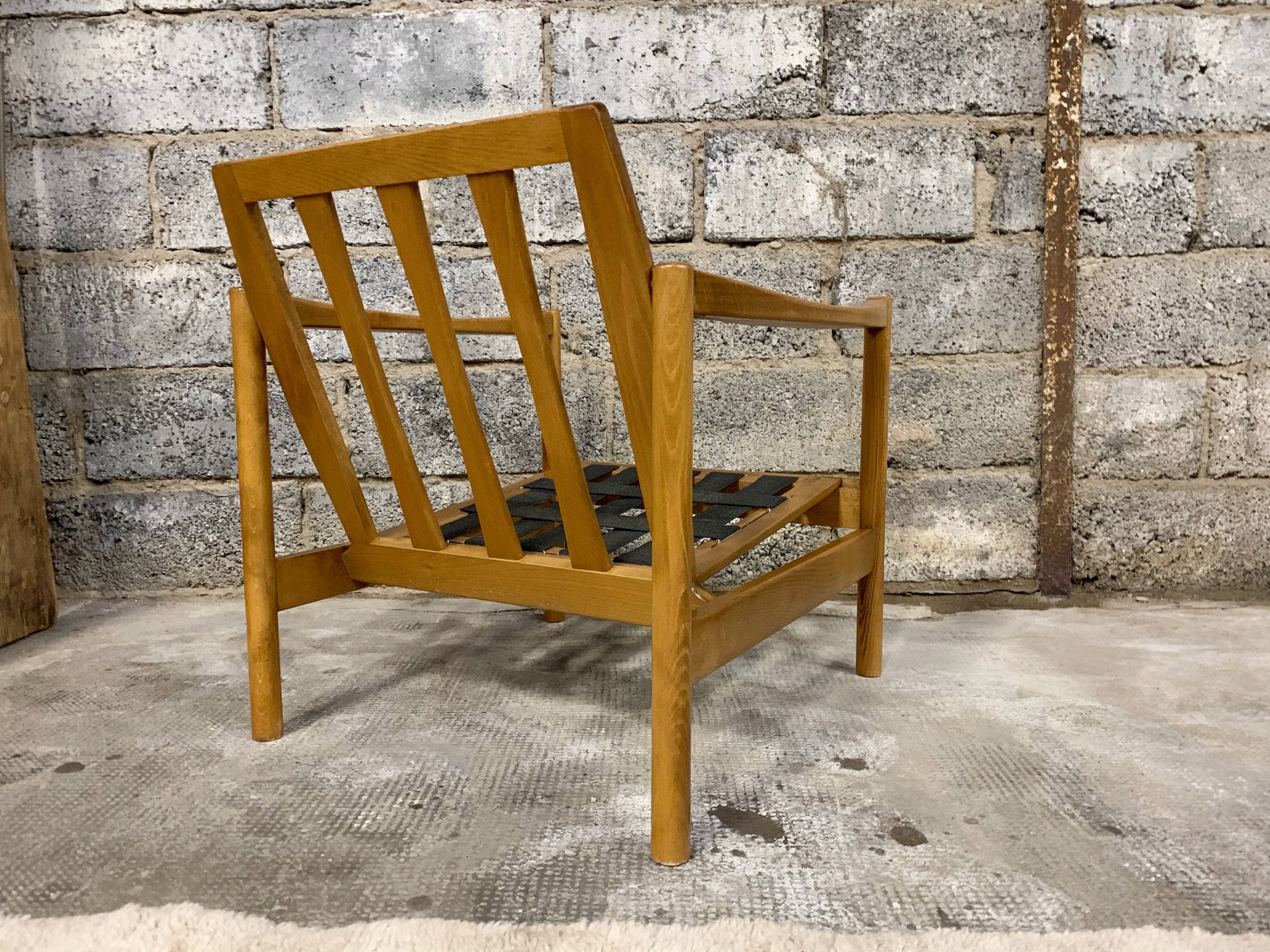 Pair of Scandinavian armchair fabric tiles