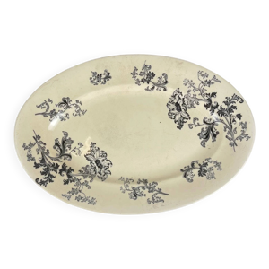 Grand plat ovale terre