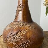 Vintage ceramic lamp base by Sesame Vallauris