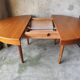 Vintage round dining table