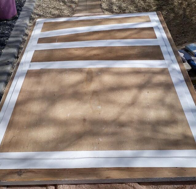 Mirror wood and stucco rechampie 87 x 68cm