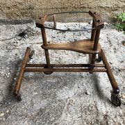 Old Trotter On Wheels BABY JOY Wood Toy Child 50s Vintage