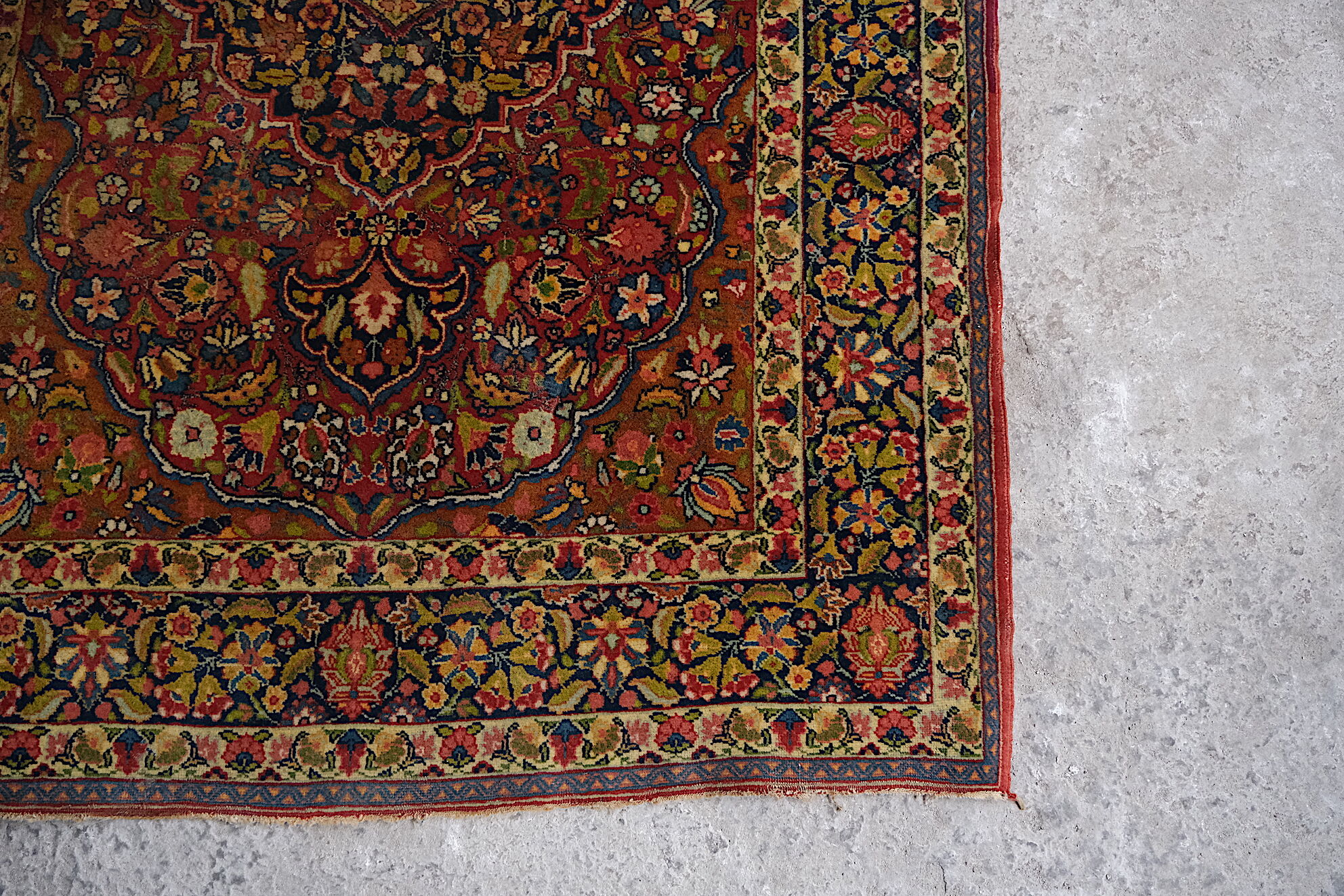 Ancient Persian Carpet, Hand Made, 1920's