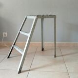 Vintage workshop metal stepladder