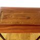 Vintage teak plateau attributed to Digsmed with four ramekins in glass.