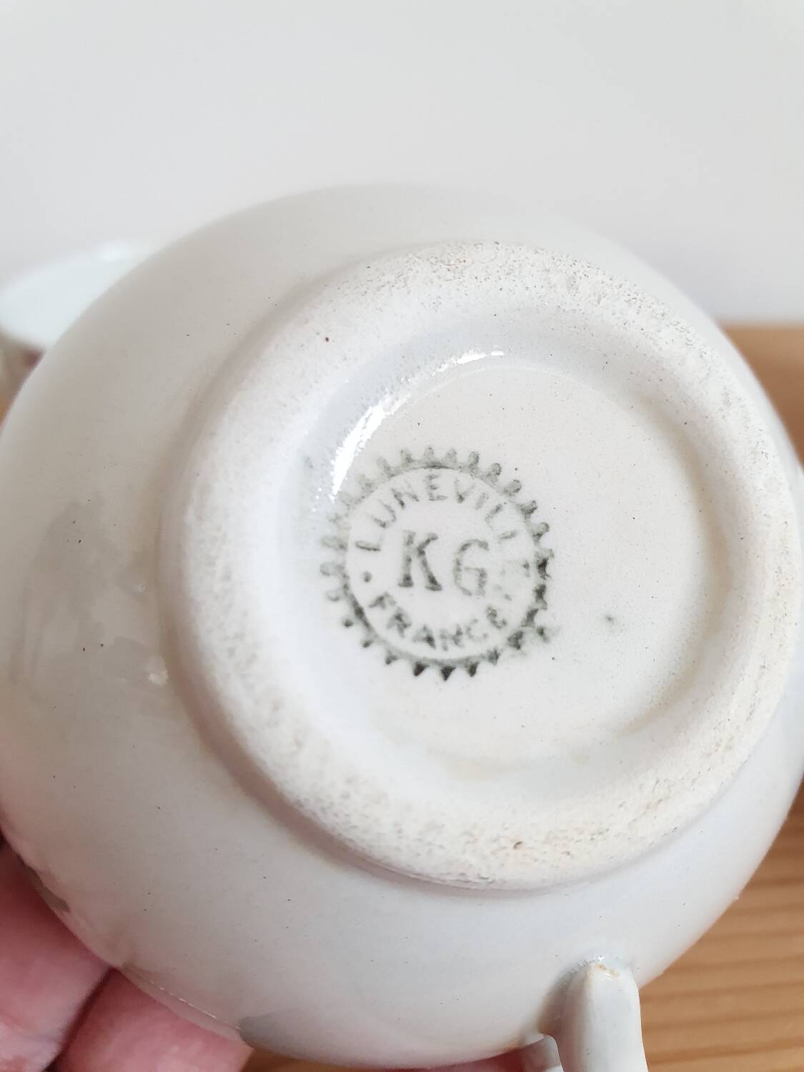 Tasses à café Lunéville vintage