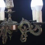 Fascinating Vintage Brass chandelier, 1960s