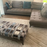 Corner sofa and pouf Roche Bobois edition Jean Paul Gaultier