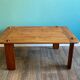 Coffee table in blond wood signed Alain Gaubert (20th century)